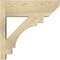 Ekena Millwork Merced Slat Rough Sawn Outlooker, Douglas Fir, 8"W x 22"D x 22"H OUT08X22X22MRC06RDF - alternate 3